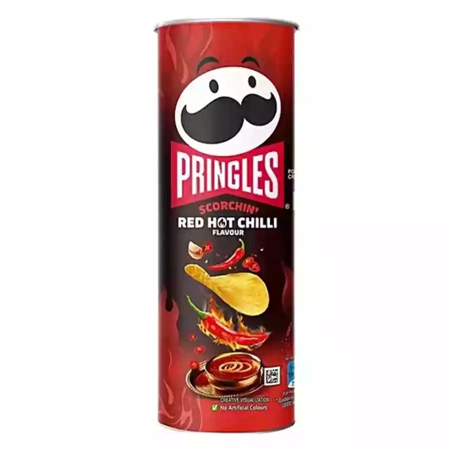 Pringles Scorchin Red Hot Chilli 102Gm