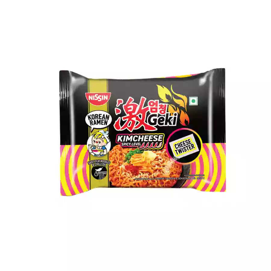 Nissin Kimcheese Spicy Level Noodles 130 Gm
