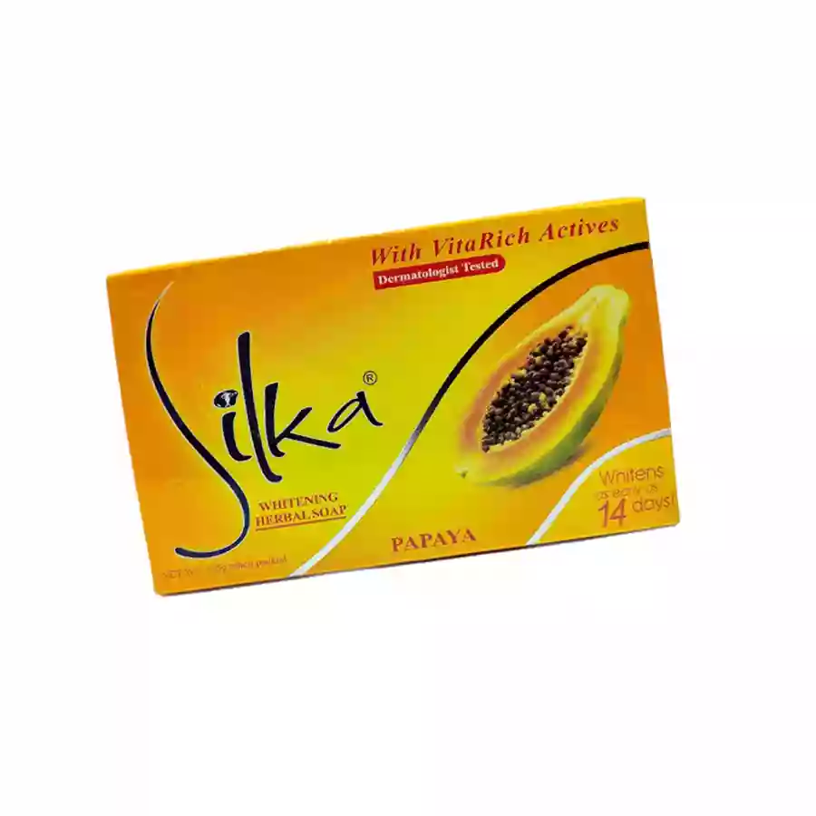 Silka Papaya Whitening Herbal Soap 135Gm Imp