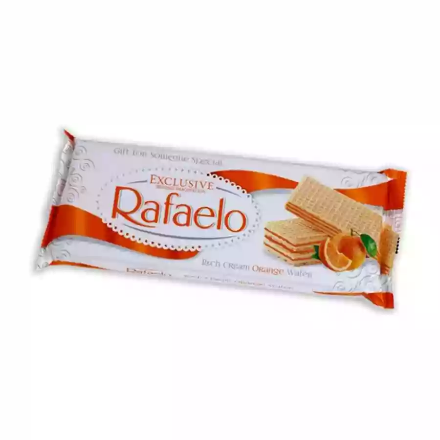 Rafaelo Rich Cream Orange Wafer  150G Imp