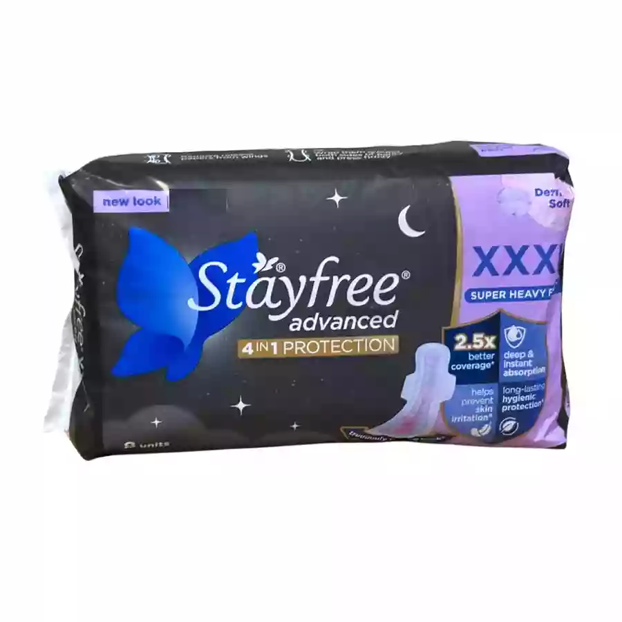 Stayfree Advanced 4N1 Protection Xxxl 8 Units