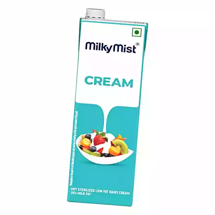 Milky Mist Cream Uht Sterilized Low Fat Dairy Cream 1L