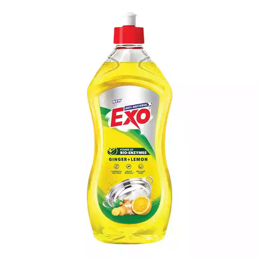Exo Anti Bacterial Ginger + Lemon Dish Wash Liquid 750 Ml Btl