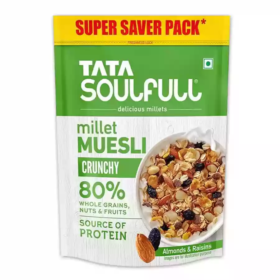 Tata Soulfull Millet Muesli Crunchy Nuts & Seeds 1Kg