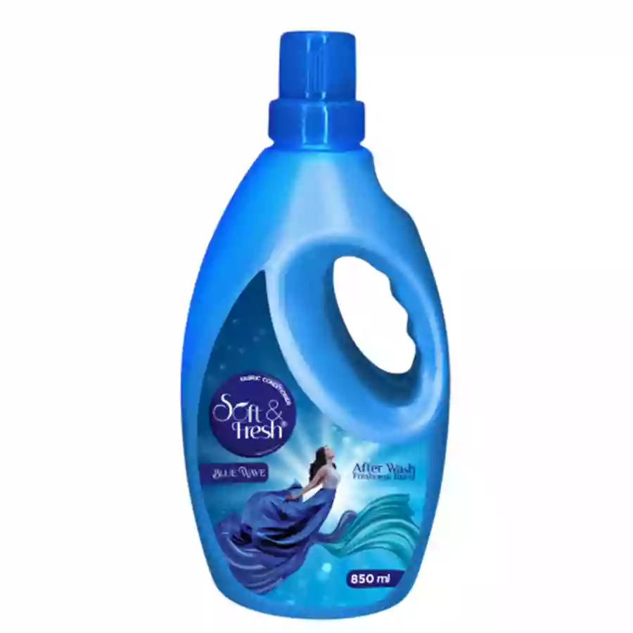 Soft & Fresh Fabric Conditioner Blue Wave 850Ml Bottle