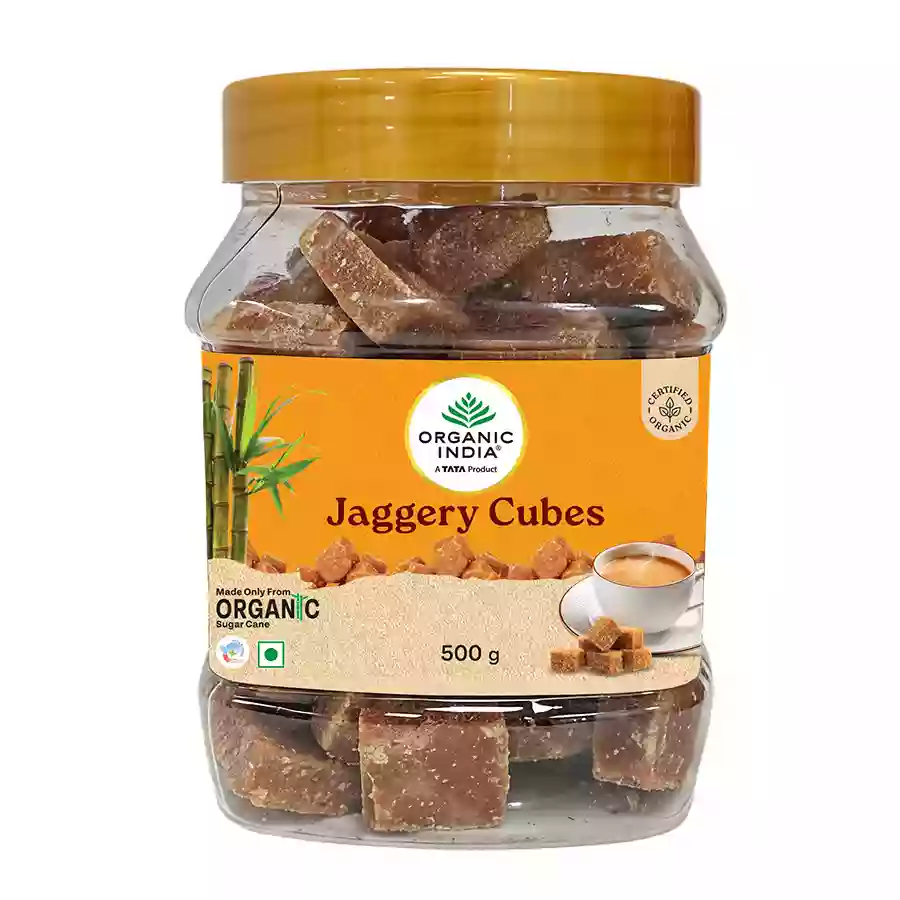 Organic India Jaggery Cubes 500Gm