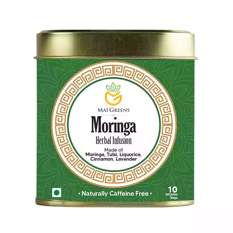 Mai Greens Moringa Tea (10 Bags/Bottle)