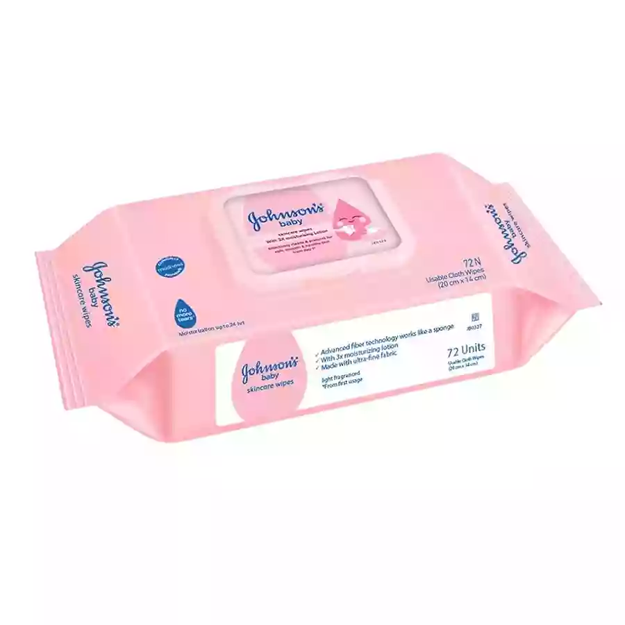 Johnson`S S Care Wipes 72`S