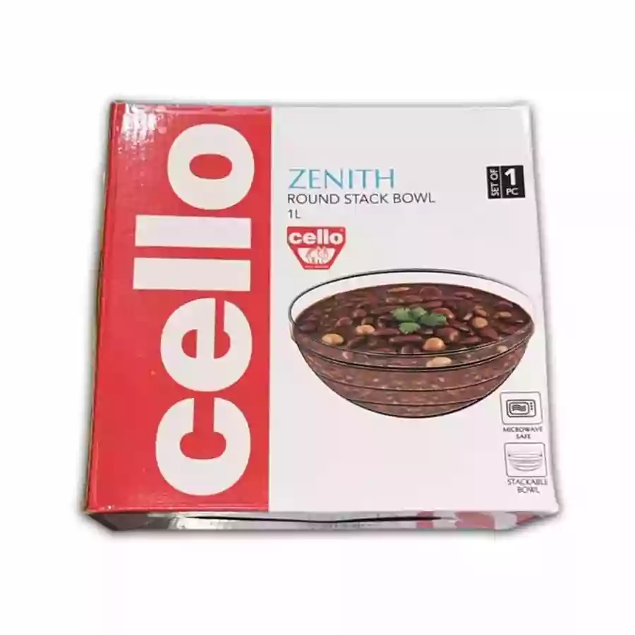 Cello Zenith Round Stack Bowl 1 Ltr