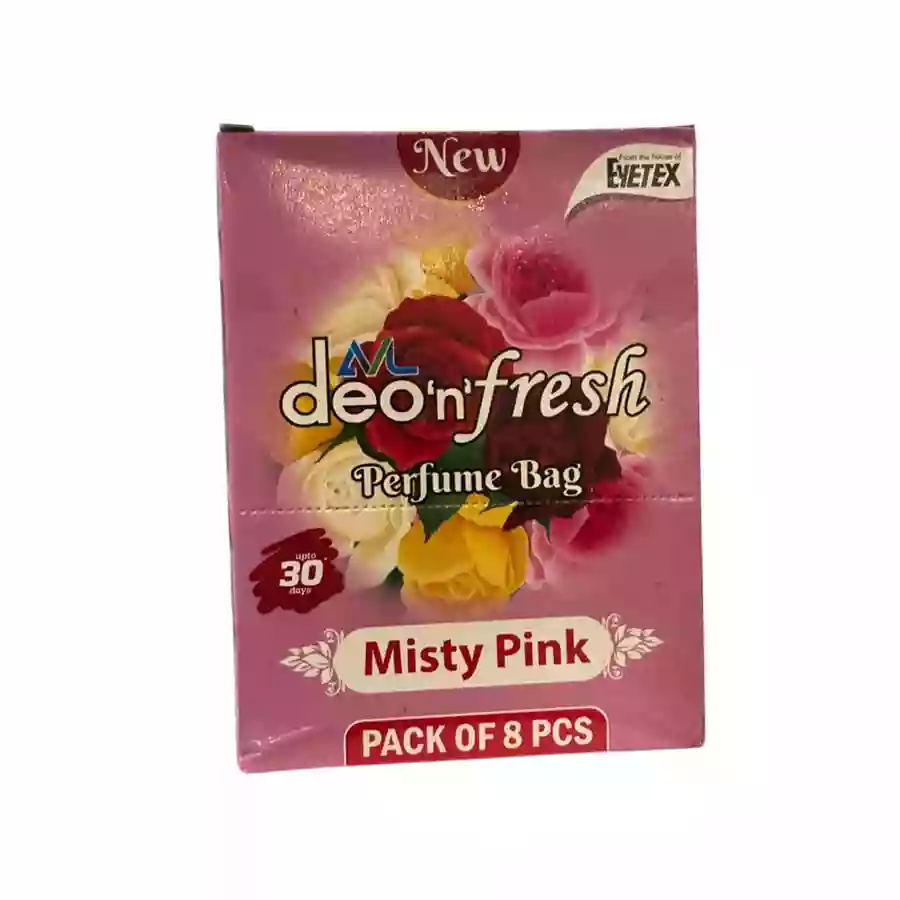 Dazller Deo N Fresh Perfume Bag Misty Pink 10Gm*8N