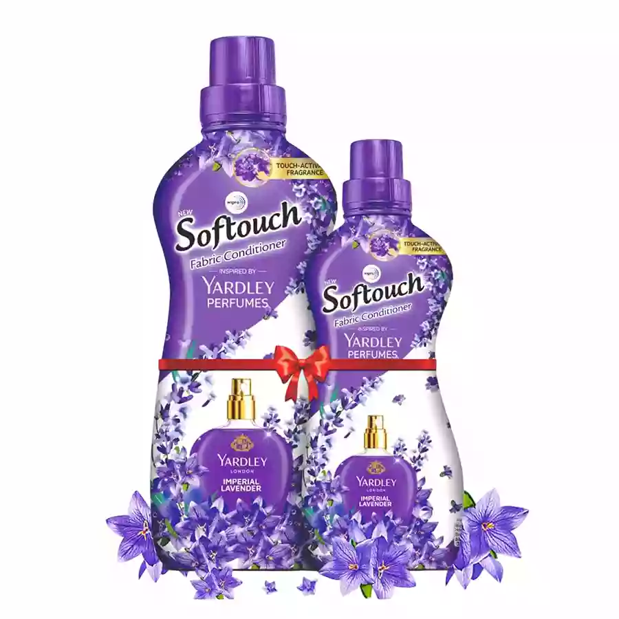 Softouch Fabric Conditioner Yardley Imperial Lavender 800Ml Btl
