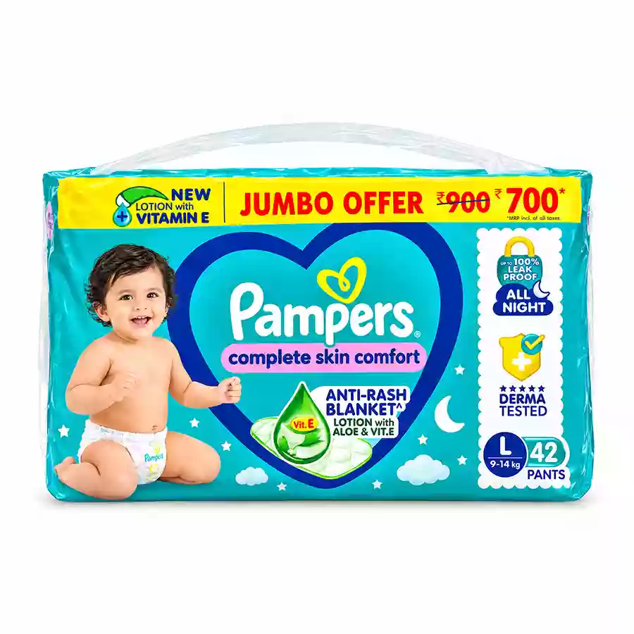 Pampers All-Round Protection With Aloe L-42 Pants 9-14Kg